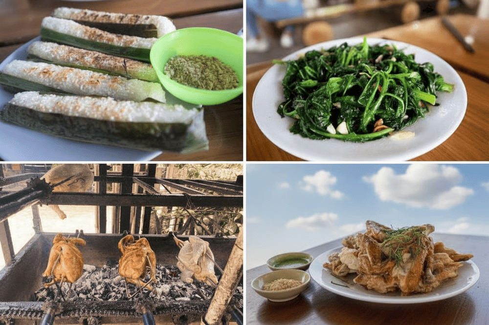 Qu&aacute;n tọa lạc ngay ng&atilde; ba Măng Linh, tr&ecirc;n đường dẫn đến c&aacute;c khu du lịch như Thung Lũng V&agrave;ng v&agrave; L&agrave;ng C&ugrave; Lần